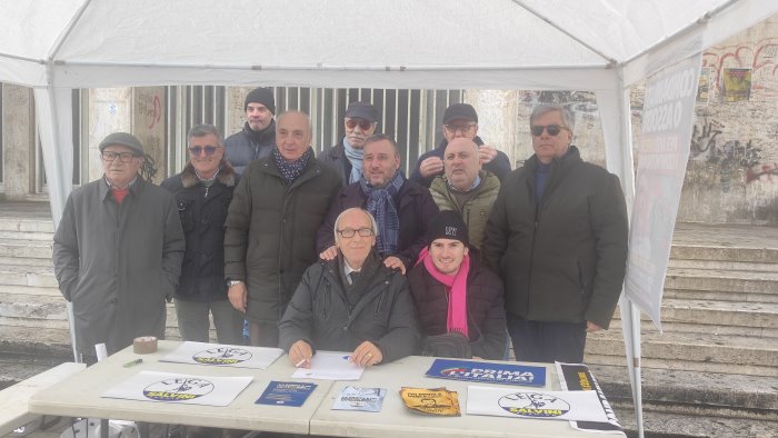 benevento la lega in piazza contro l amministrazione mastella