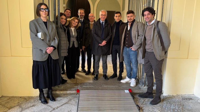 installate le nuove rampe per disabili al belvedere di san leucio