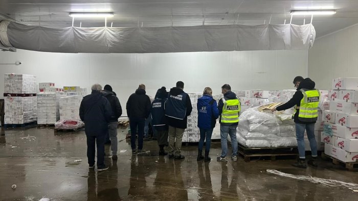 pranzi di natale sequestrate 10 tonnellate di pesce proveniente dall estero