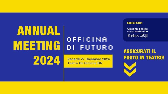 alumni unisannio annual meeting 2024 officina di futuro con giovanni farese