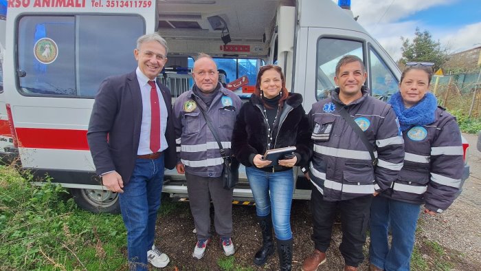 animali in difficolta ecco il primo vero mezzo di soccorso in campania