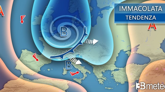 l inverno fa sul serio in arrivo la burrasca dell immacolata con freddo e neve