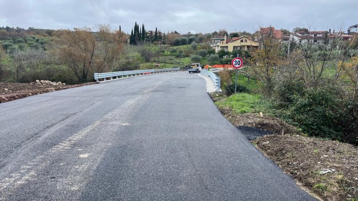 venerdi 6 dicembre riapre la sp 13 a trentinara sul vallone corsole