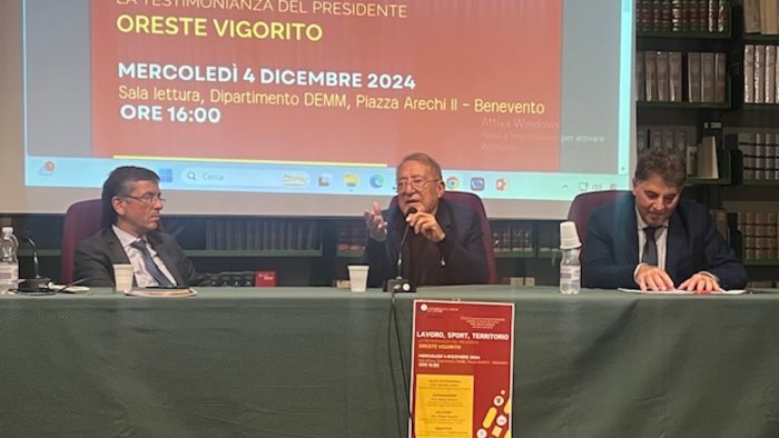 benevento vigorito racconta il suo rapporto col territorio sannita