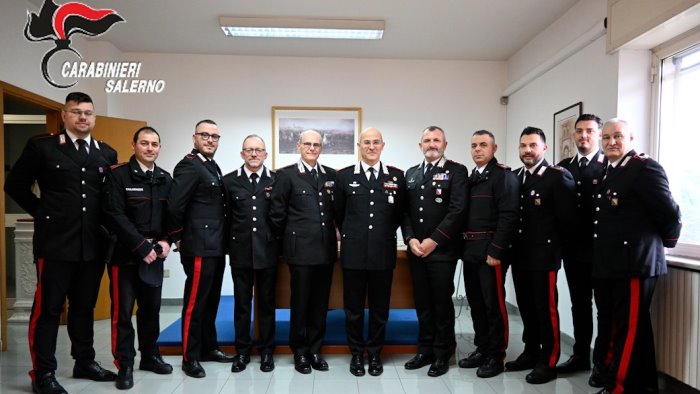 comandante legione carabinieri campania in visita a pagani e scafati