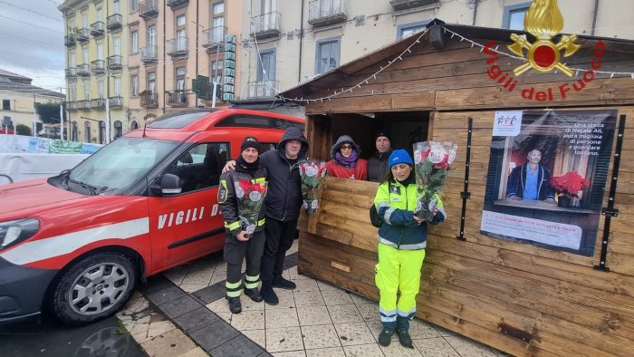 solidarieta vigili del fuoco in campo per l ail ad avellino e atripalda