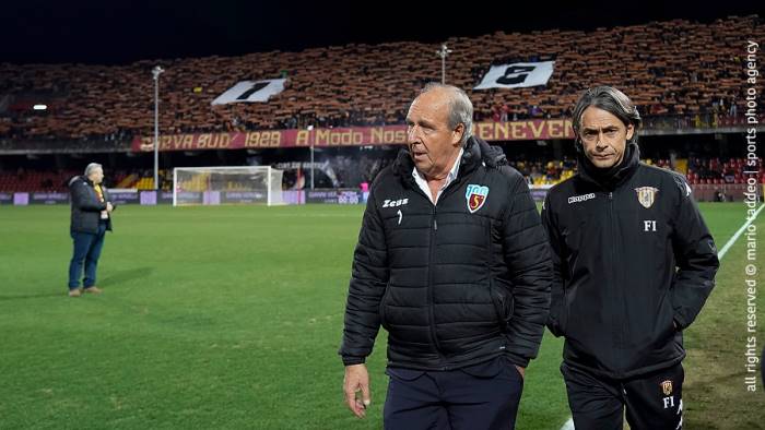 benevento salernitana le foto del derby