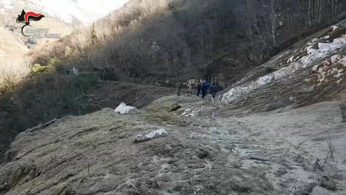 dissesto idrogelogico a moschiano controlli della forestale