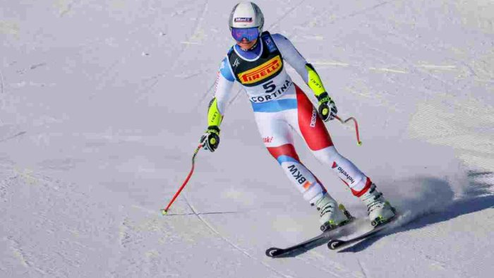 corinne suter oro in discesa ai mondiali di cortina