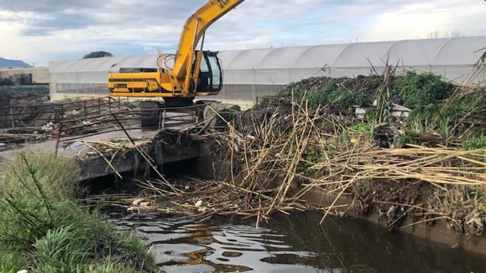 dragaggio rio sguazzatorio sindaco scafati diffida la regione