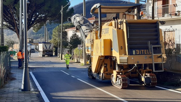 bracigliano oggi la consegna lavori sulla sp 7