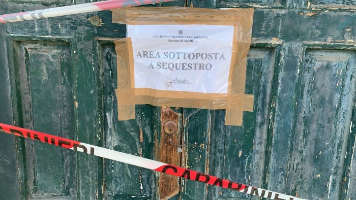 abusivismo edilizio nuovo sequestro in costiera amalfitana