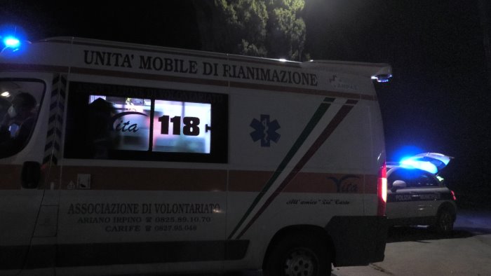 ariano scontro a camporeale due feriti in ospedale