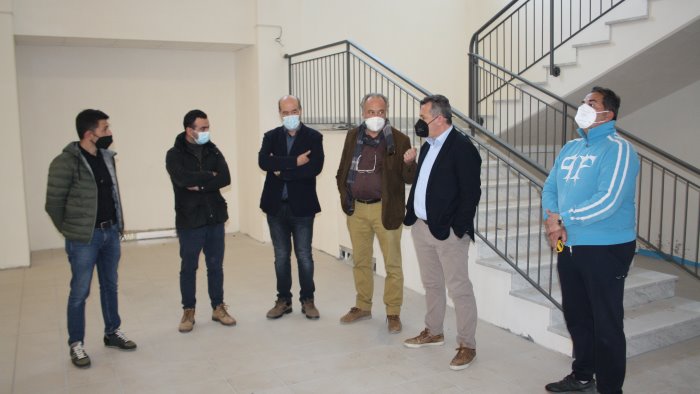 scuola livatino di maria in visita al cantiere