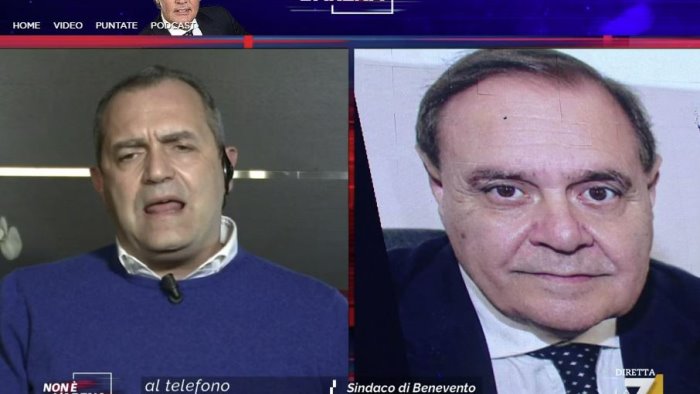 mastella e de magistris tornano ad insultarsi in diretta tv