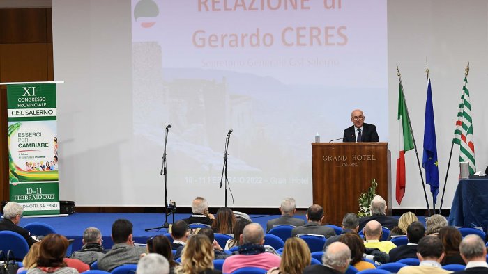 salerno la cisl a congresso ceres tante le criticita da risolvere