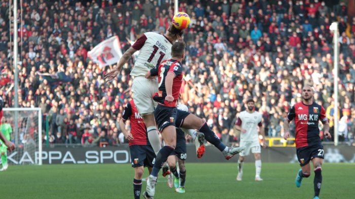 genoa salernitana 1 1 sturaro siamo arrabbiati dovevamo vincere