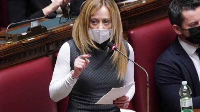 meloni centrodestra deve avere piu coraggio e maggioranza nel paese