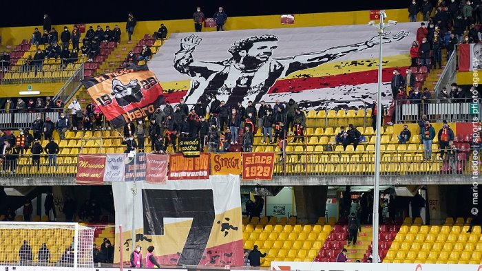 benevento la curva sud ricorda imbriani