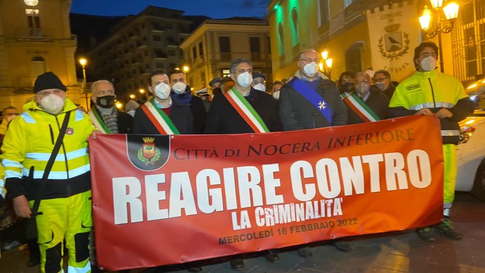 nocera e l agro in marcia contro la criminalita vogliamo vivere