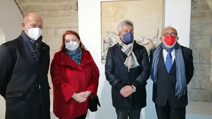 la materia del gesto inaugurata l esposizione