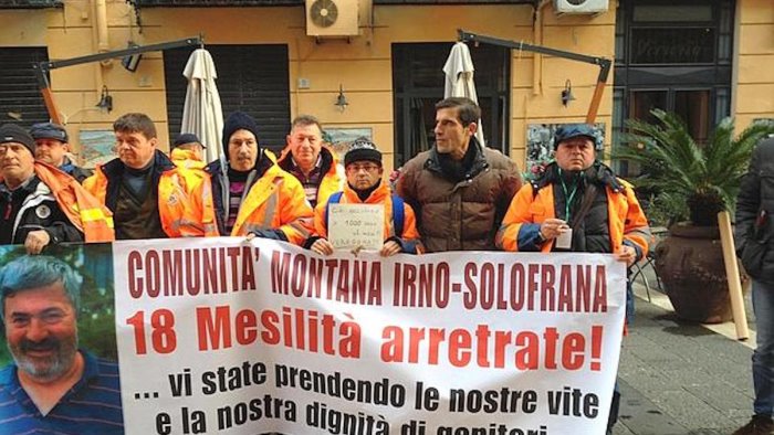 crisi comunita montana irno solofrana il presidente scrive a de luca