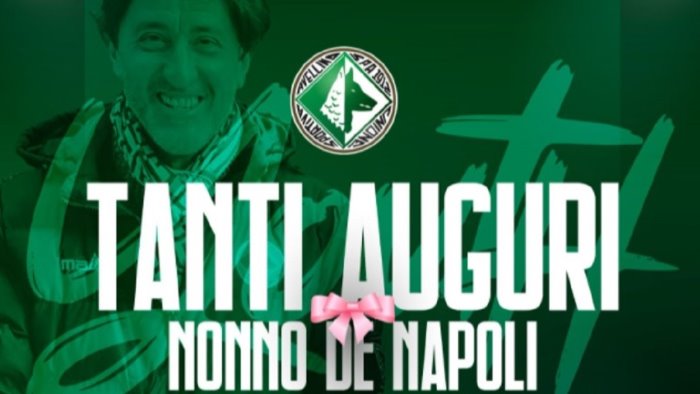 de napoli diventa nonno e l avellino celebra i 75 anni dal derby dei liquori