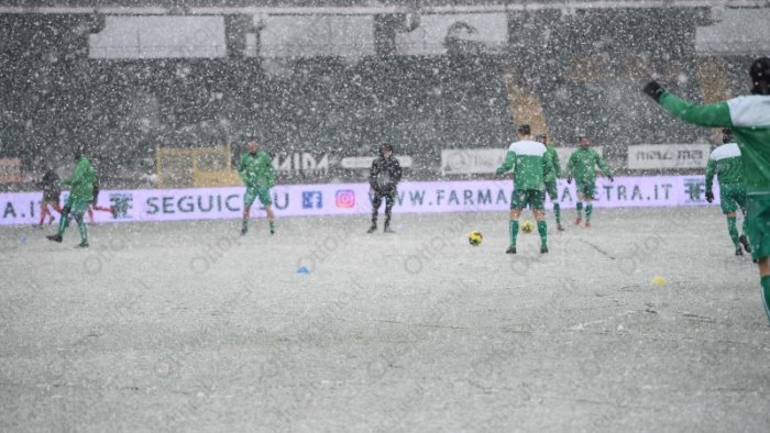 piu bianco che verde avellino catania rinviata immagini e foto