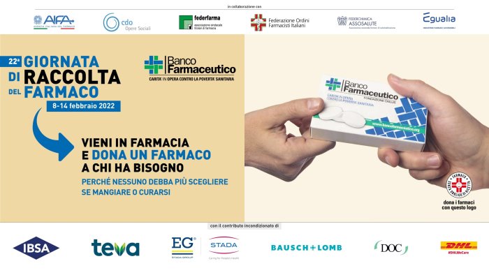 torna la raccolta farmaco dall 8 al 14 si donano medicine per chi ha bisogno