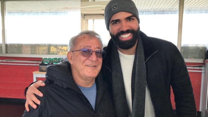 sandro in tribuna al vigorito mi sono emozionato