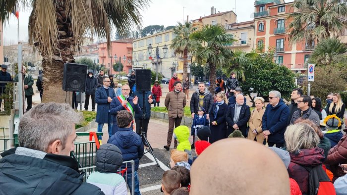 inaugurato il parco ludico ricreativo a montecorvino rovella