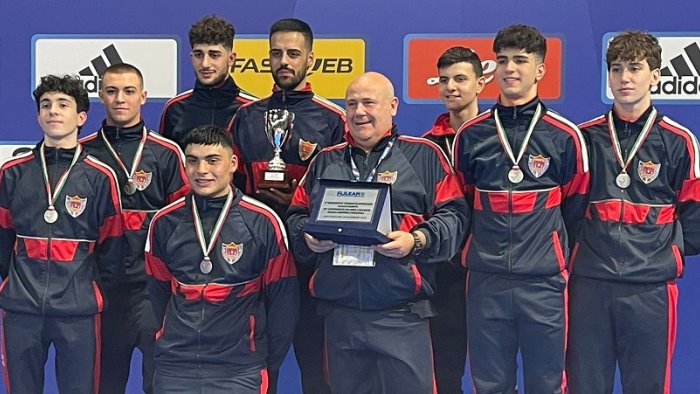 shizoku karate avellino argento a squadre ai tricolori juniores