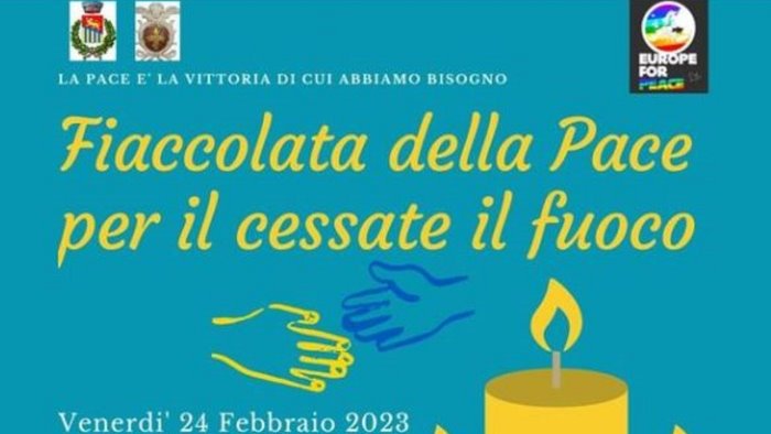 fiaccolata per il cessate il fuoco grottaminarda aderisce a europe for peace