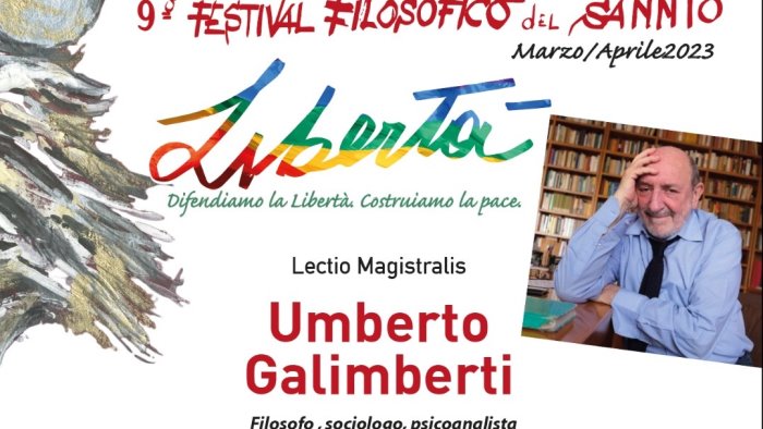 mercoledi a benevento la lectio magistralis di umberto galimberti