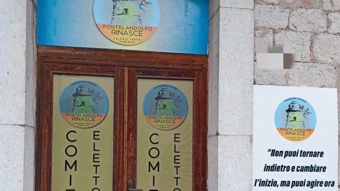 pontelandolfo rinasce aperta la nuova sede elettorale