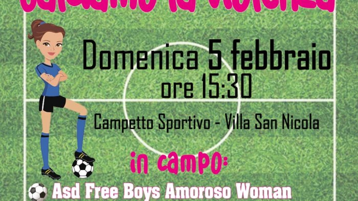 cesinali una partita di calcio per dire no alla violenza sulle donne