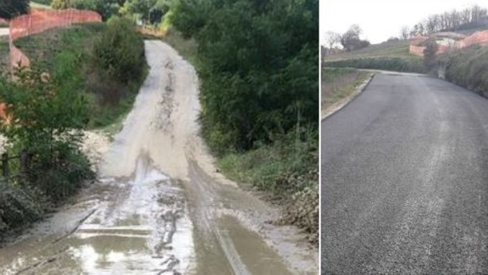 grottaminarda viabilita sicura strada ripristinata da rfi su spinta del comune