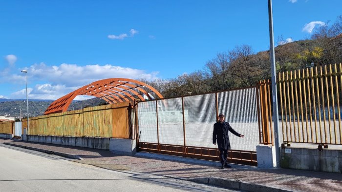 recintata l area del pala impastato e del pala green ad agropoli