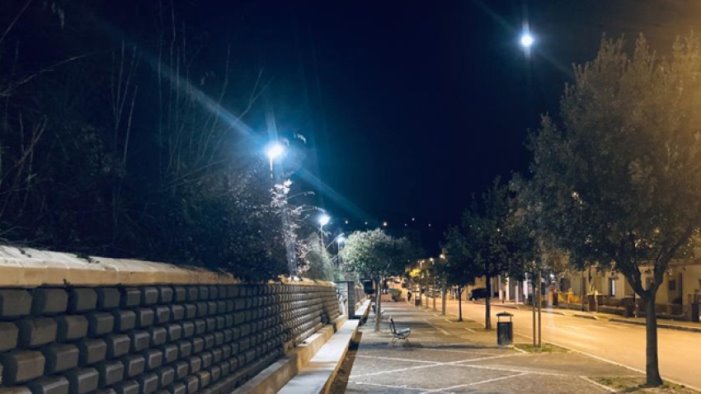 ponte acceso il nuovo sistema di illuminazione fusco sono soddisfatto