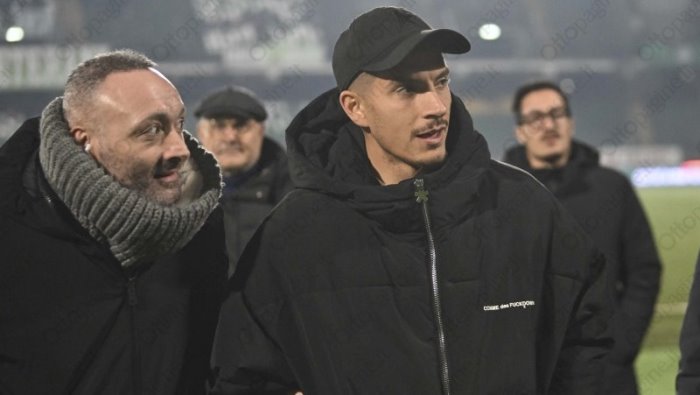 di lorenzo al partenio il capitano del napoli in tribuna per avellino casertana