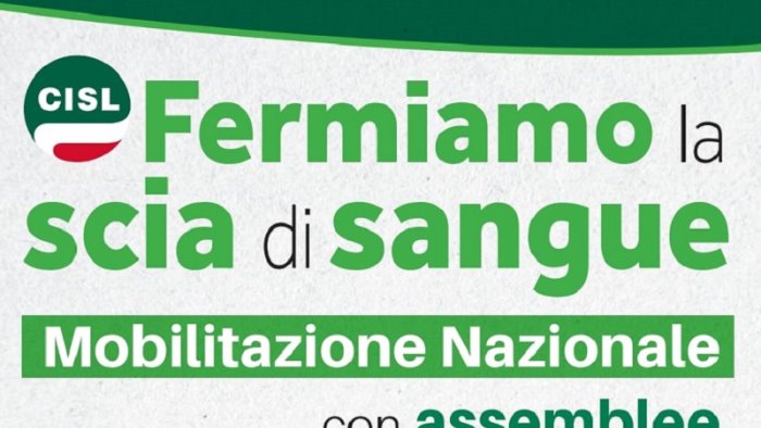 morti bianche e emergenza fermiamo questa scia di sangue