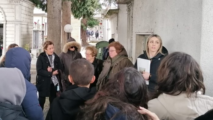 grottaminarda commemorazione di osvaldo sanini insieme agli studenti