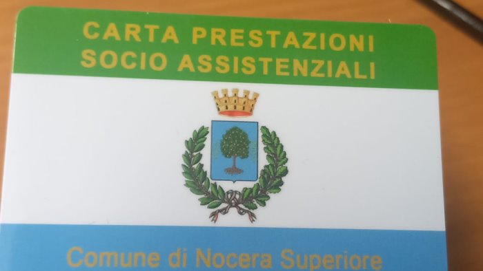 nocera superiore i beneficiari dei servizi sociali avranno il badge elettronico