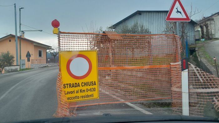 strada chiusa a frigento indotto in ginocchio appello al prefetto