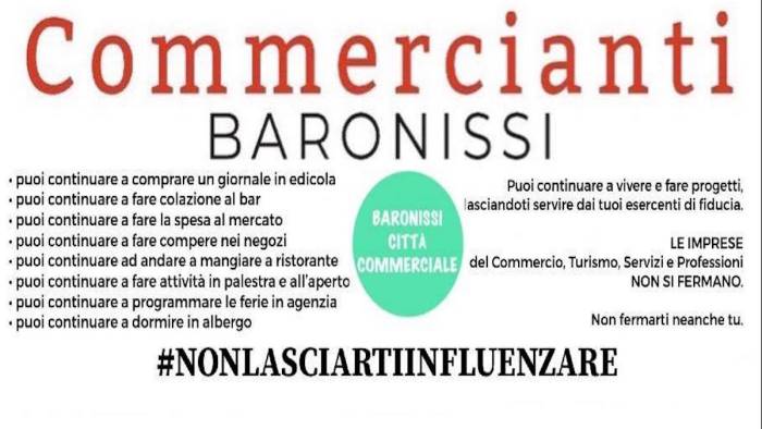 a baronissi i commercianti sfidano il coronavirus