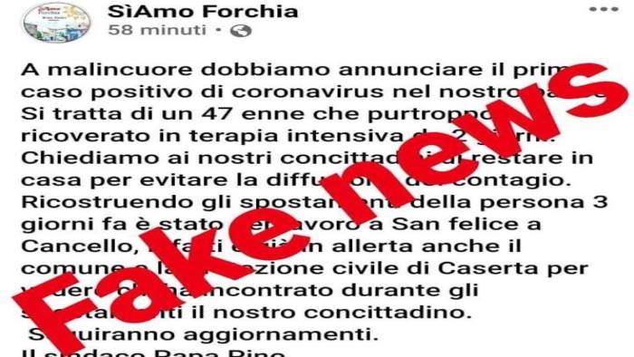 e poi c e chi pensa a diffondere fake quello li ha il virus