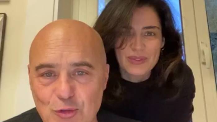 gli attori luca zingaretti e luisa ranieri per il pascale