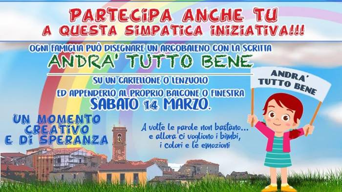 sabato 14 a foiano i bambini esporranno andra tutto bene