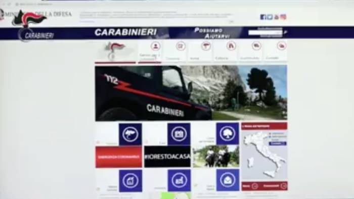 carabinieri invitano ad utilizzare servizio web per denunce