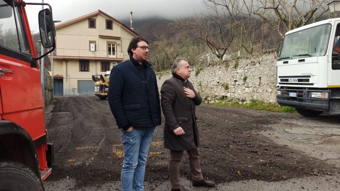 giffoni valle piana al via i lavori nella frazione curticelle